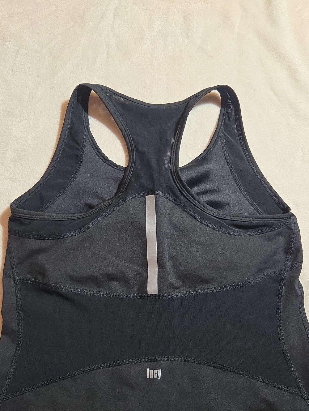 Lucy Racerback Zip-Front Active Tank Top - Picture 6 of 9